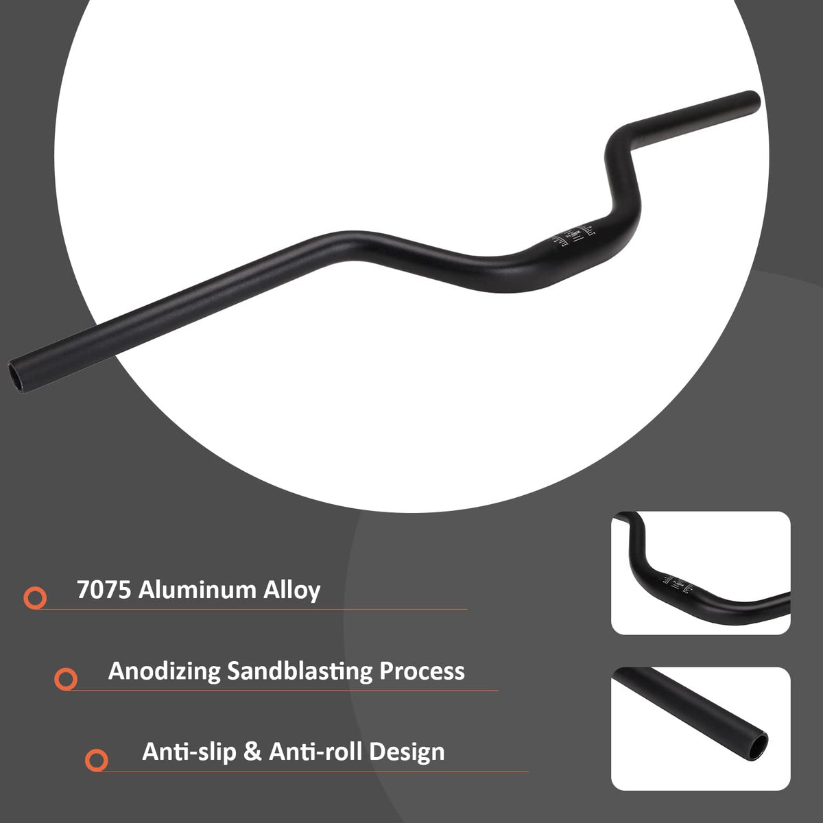 7/8'' 22MM Aluminum Handle Bar W5947
