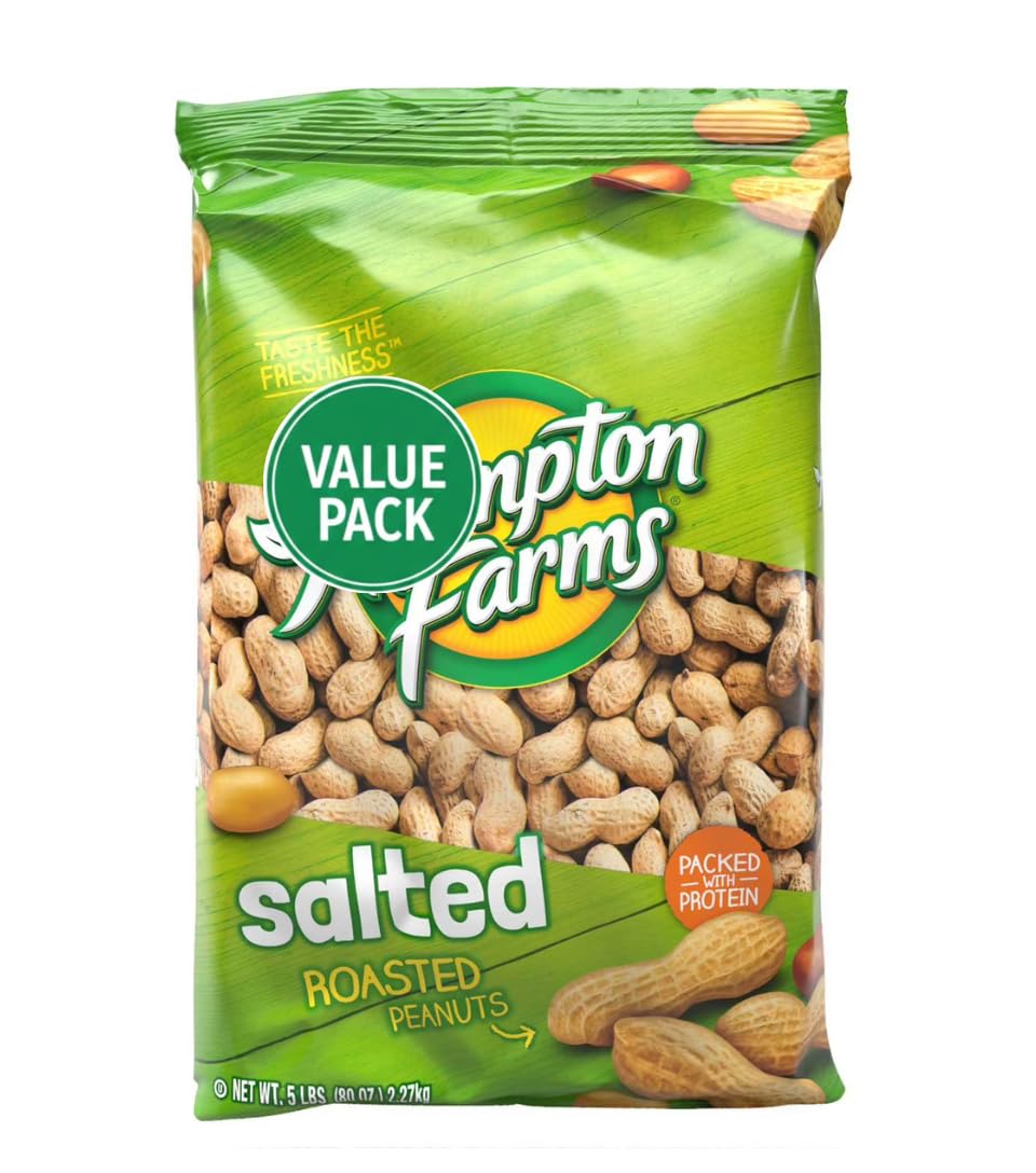 Salted In-Shell Peanuts 5 lb Bag C86696