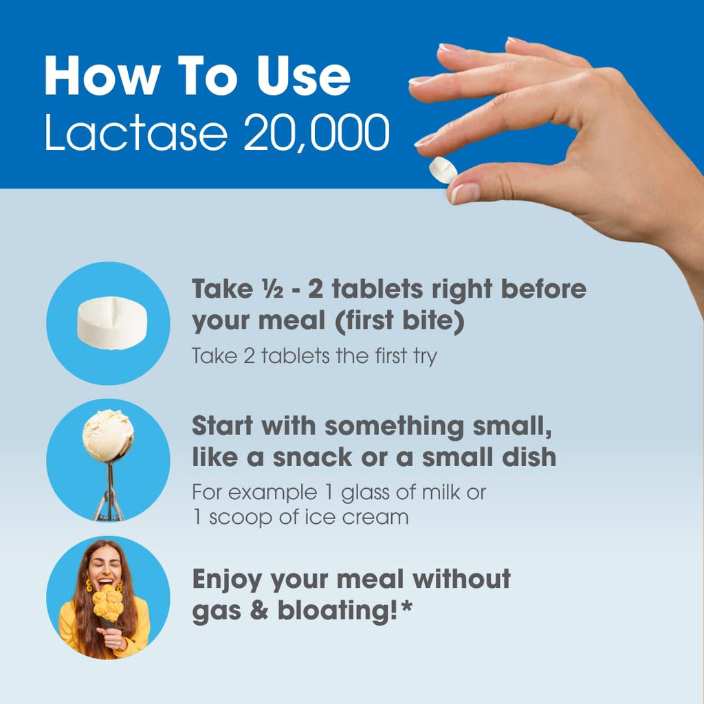 Lactase Digestive Enzymes 50 Scored Tablets I564569