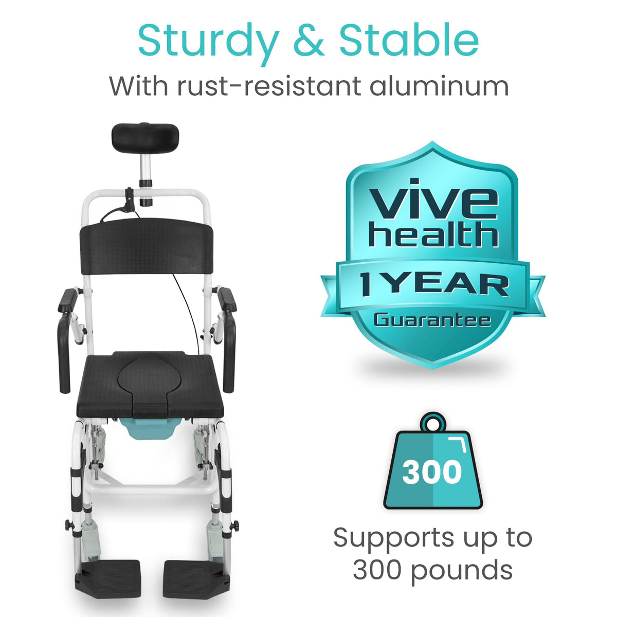 Reclining Shower Chair with Wheels T437964
