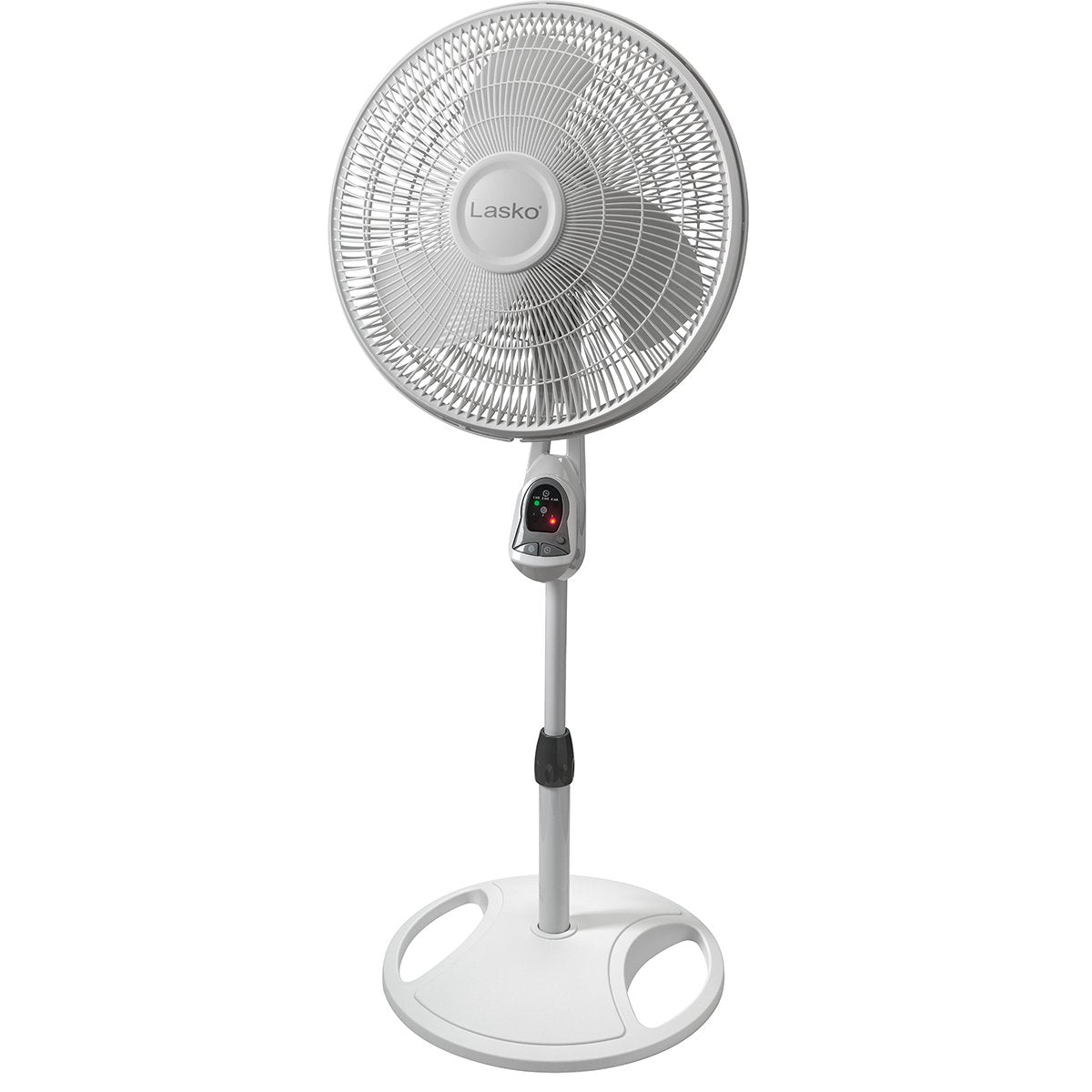 12" Utility Fan and 16" White Oscillating Pedestal Stand Fan with Remote U722