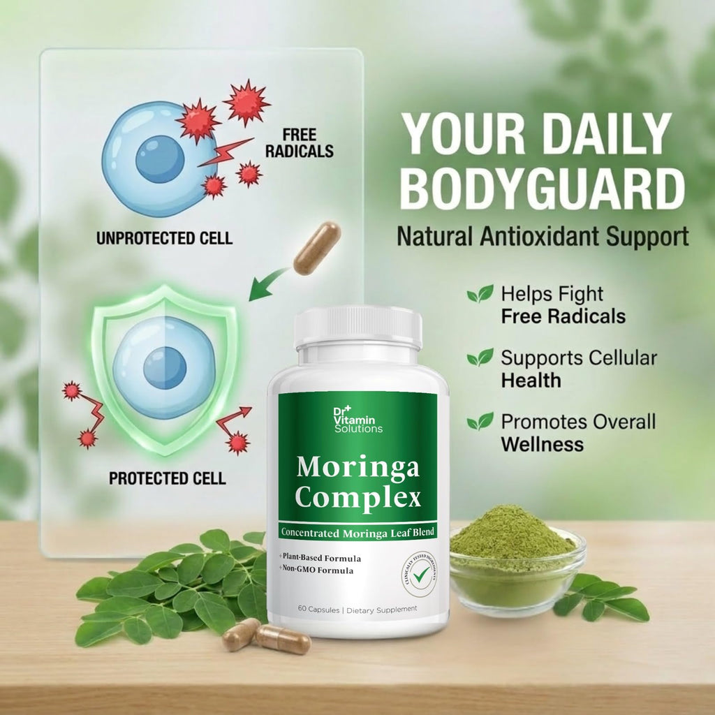 Moringa Oleifera Capsules with 20:1 Leaf Extract F3868