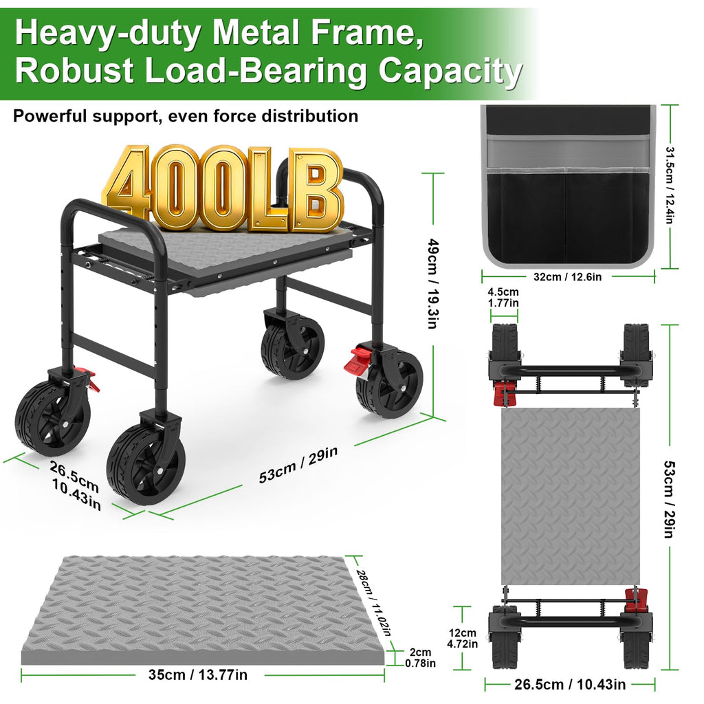 Rolling Garden Kneeler and Seat E56592
