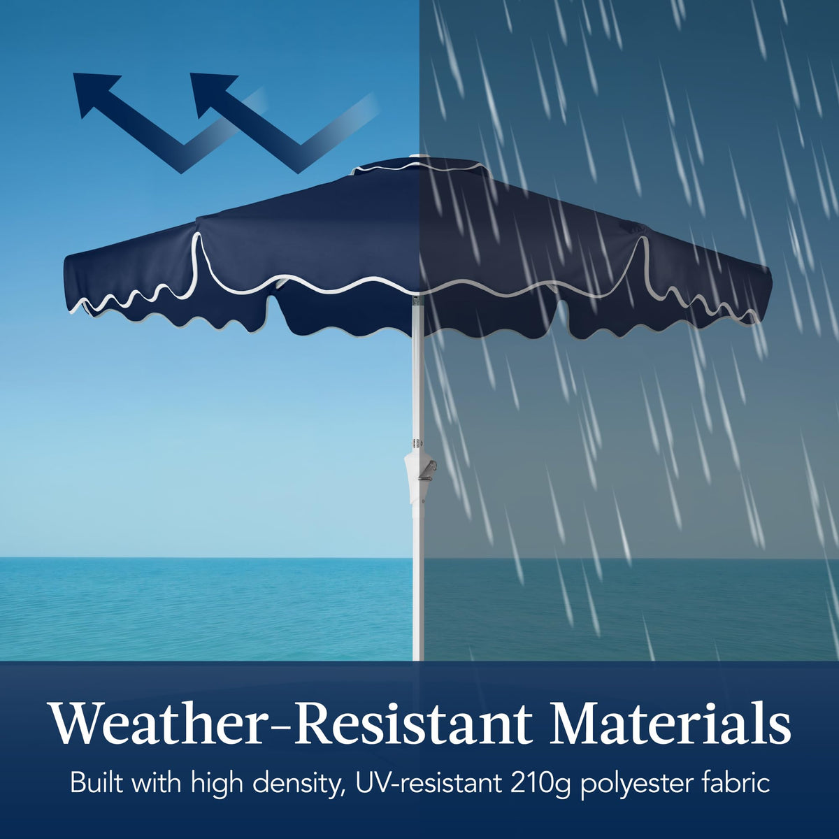 Patio Market Umbrella with Crank & Tilt Y651725