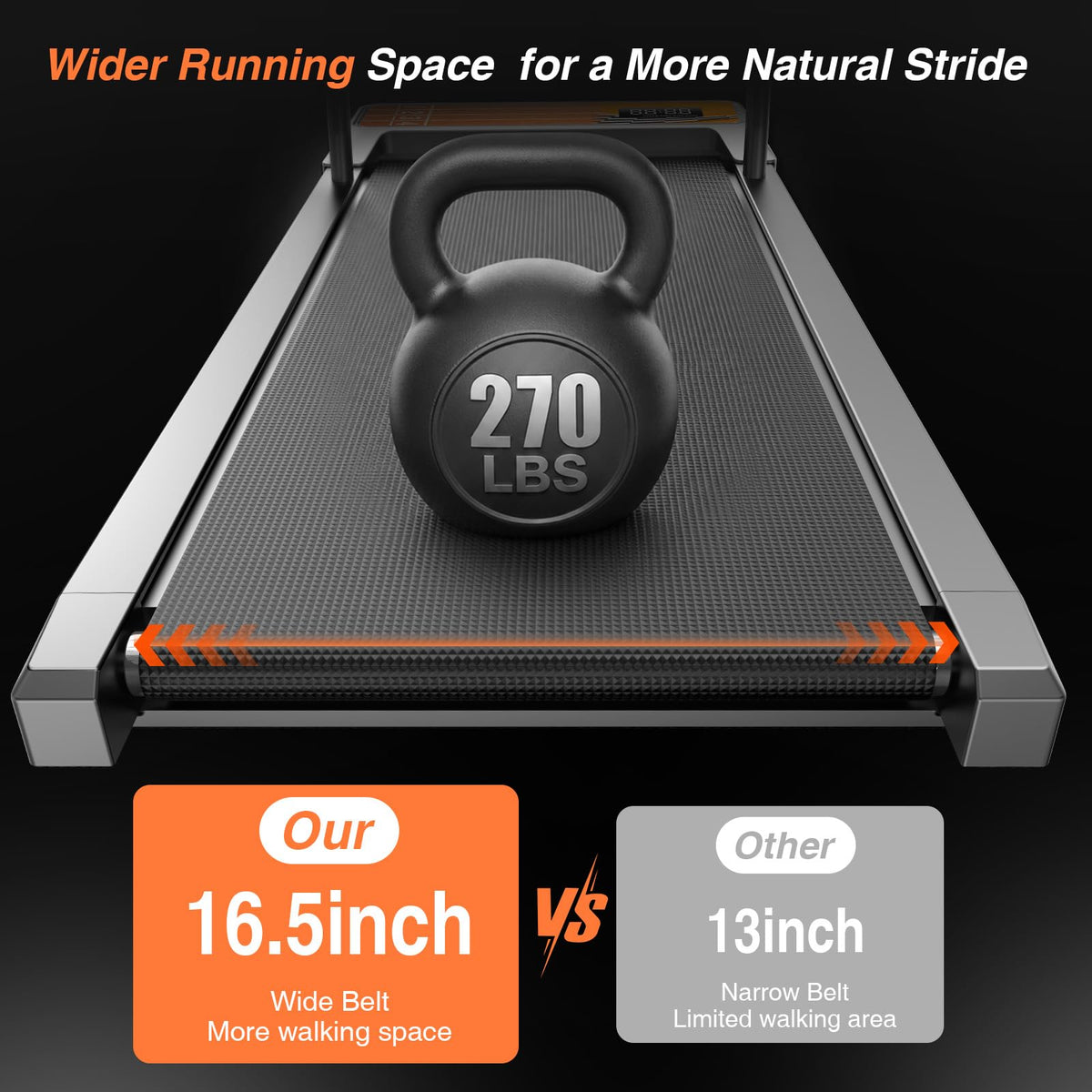 Walking Treadmill Pad with Adjustable 8% X892439