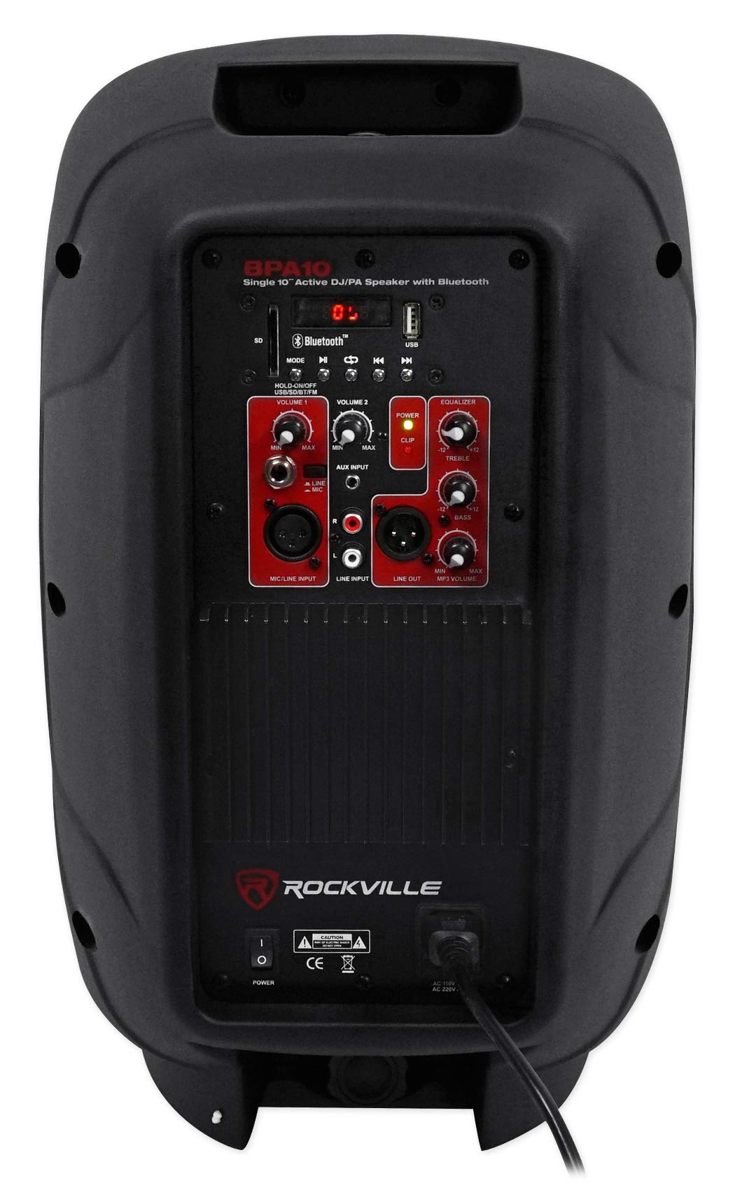 10" Powered PA Speaker with Bluetooth C7163