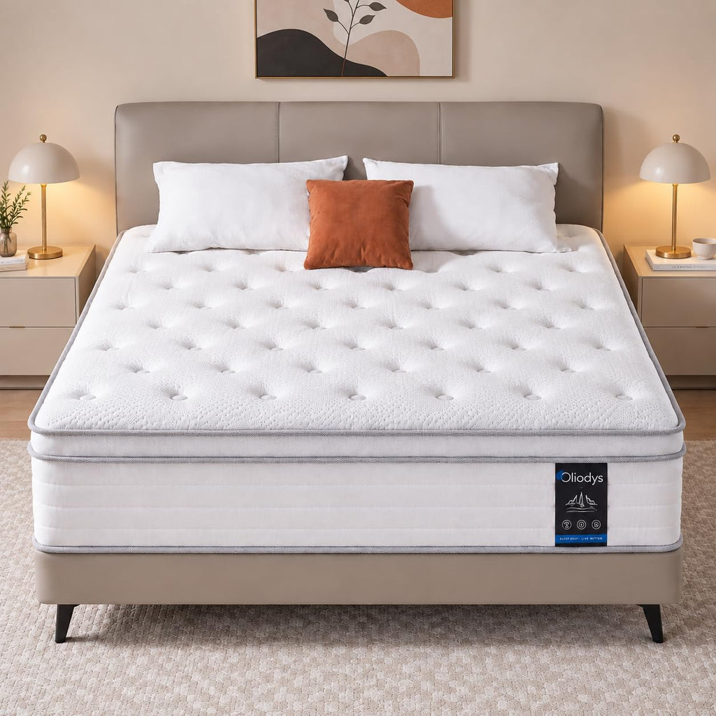 12 Inch Medium Firm Hybrid Spring Mattress K18496