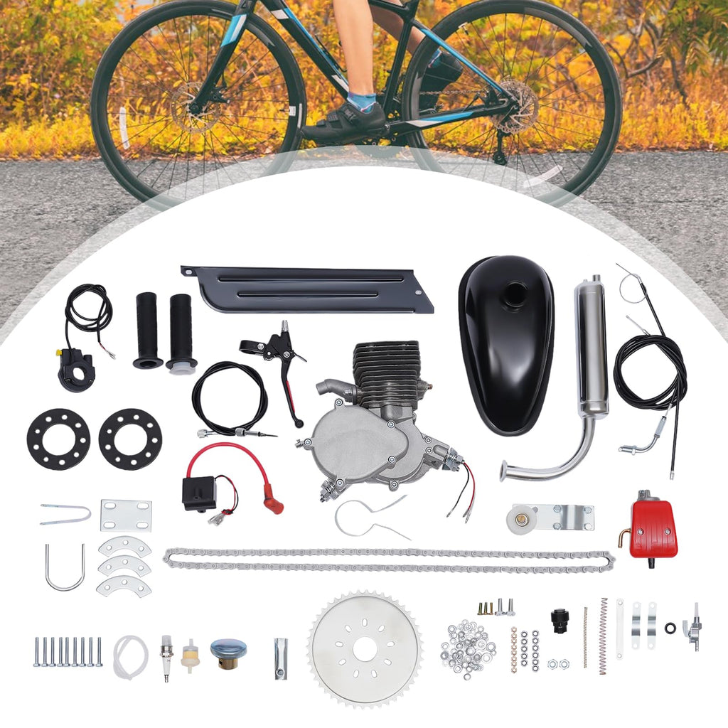 100CC 2-Stroke Bicycle Engine Kit with Air-Cooling C64886