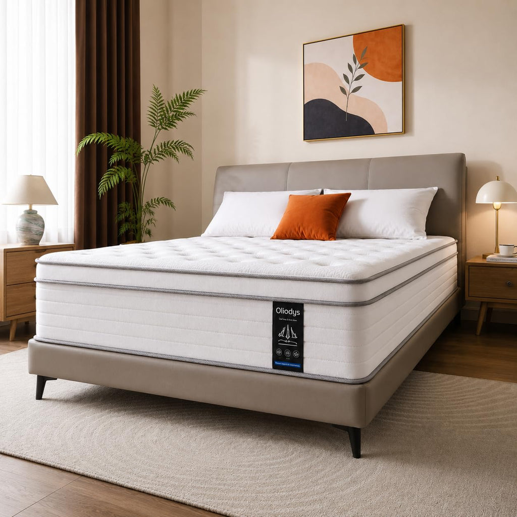 12 Inch Medium Firm Hybrid Spring Mattress K18496