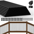 105 Pack 26" Black Aluminum Deck Balusters J34522