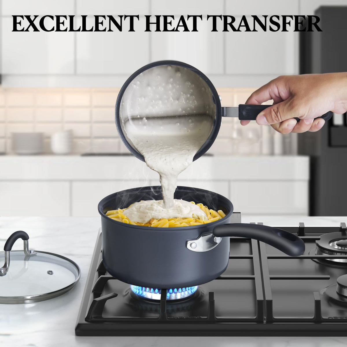 12 Piece Black Nonstick Hard Anodized Cookware Set A736885
