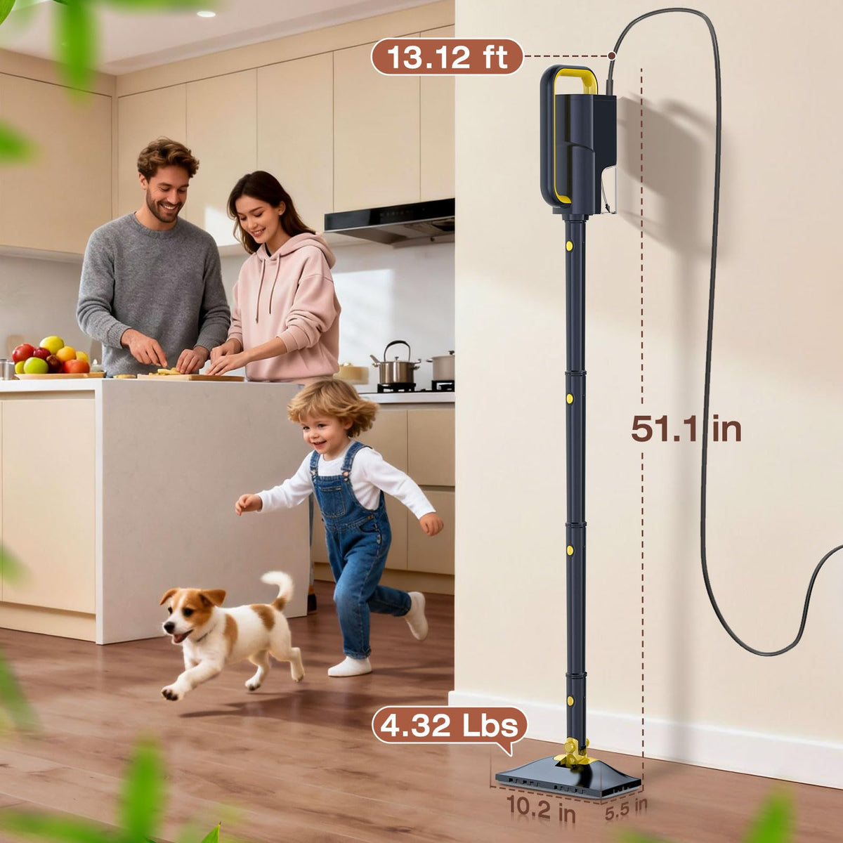 10-in-1 Detachable Handheld Steam Cleaner N2515