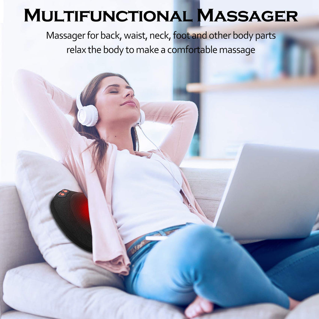 Black Shiatsu Back Massager with Heat V219159