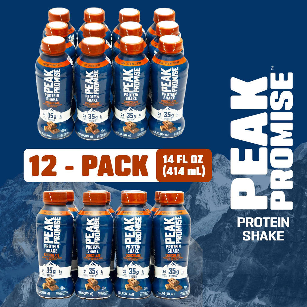 35g Protein Shake, 14 fl oz, 12 pack, Chocolate Y184132