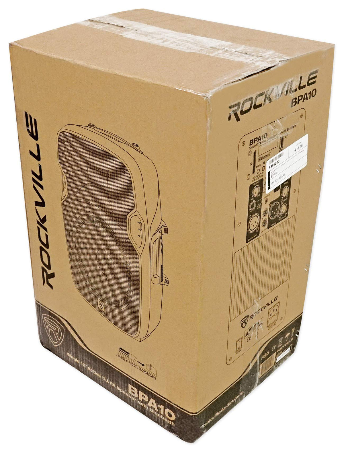 10" Powered PA Speaker with Bluetooth C7163