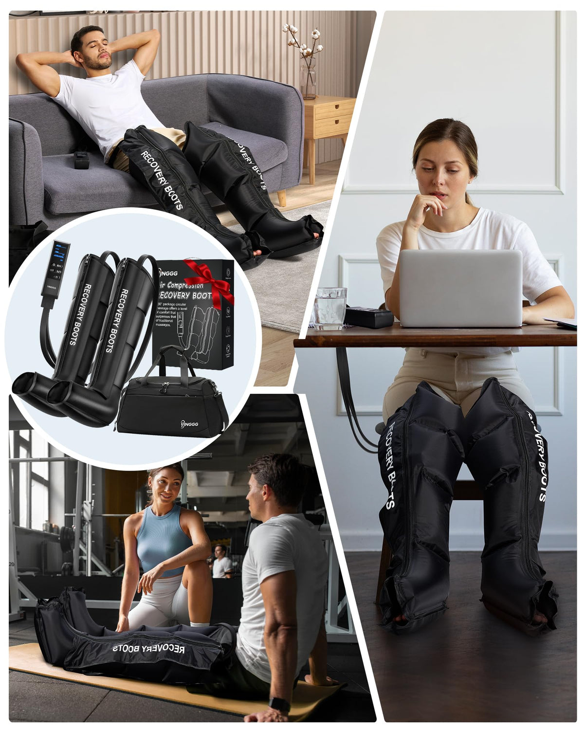 Air Leg Massager with Compression Boots R60622