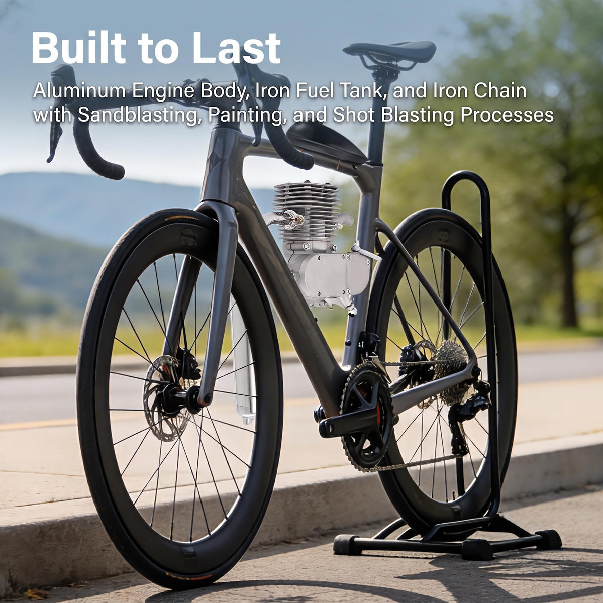 100CC 2-Stroke Bicycle Engine Kit with Air-Cooling C64886
