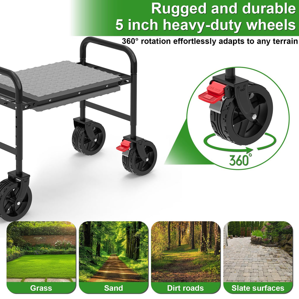 Rolling Garden Kneeler and Seat E56592